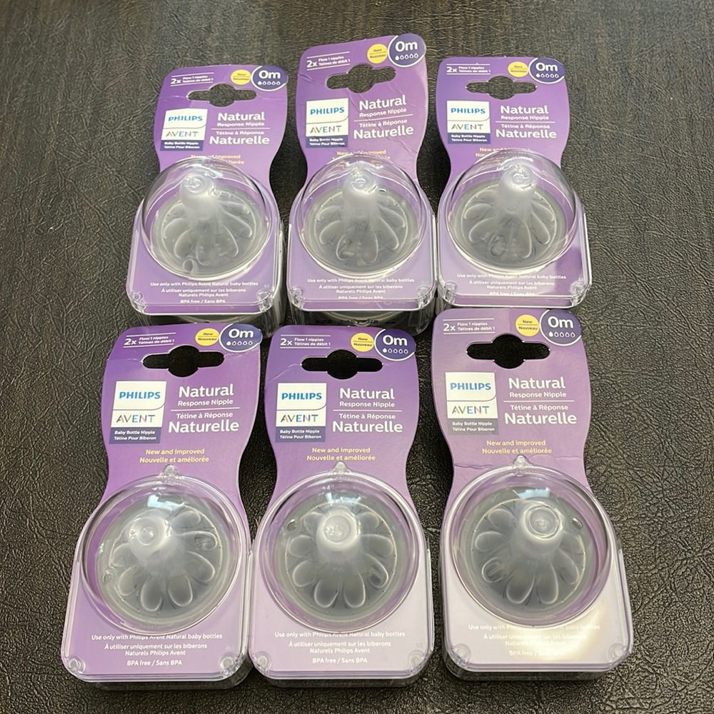 Philips Avent Natural Response Bottle Nipples - Size 1
